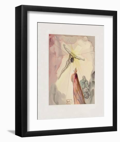 Divine Comedie, Paradis 14: L'apparition du Christ-Salvador Dalí-Framed Collectable Print