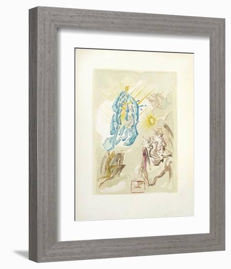 Divine Comedie, Paradis 26: Dante recouvre la vue-Salvador Dalí-Framed Collectable Print