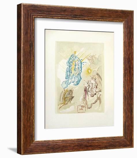 Divine Comedie, Paradis 26: Dante recouvre la vue-Salvador Dalí-Framed Collectable Print