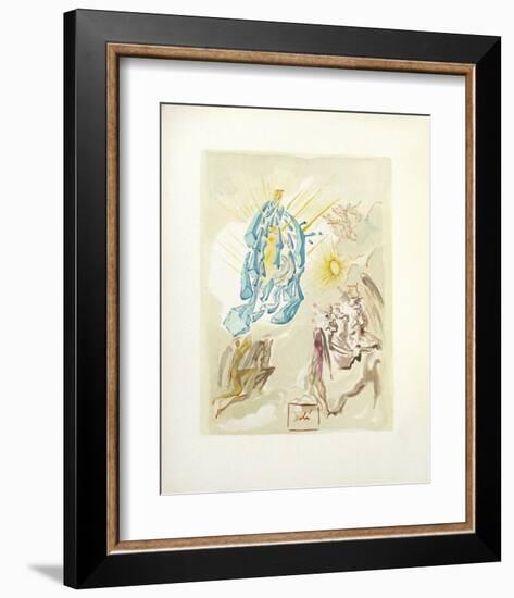 Divine Comedie, Paradis 26: Dante recouvre la vue-Salvador Dalí-Framed Collectable Print