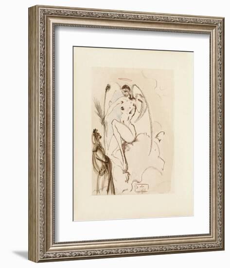 Divine Comedie, Paradis 31: L'Archange Gabriel-Salvador Dalí-Framed Collectable Print