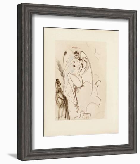 Divine Comedie, Paradis 31: L'Archange Gabriel-Salvador Dalí-Framed Collectable Print