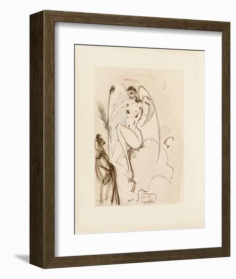 Divine Comedie, Paradis 31: L'Archange Gabriel-Salvador Dalí-Framed Collectable Print