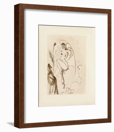 Divine Comedie, Paradis 31: L'Archange Gabriel-Salvador Dalí-Framed Collectable Print