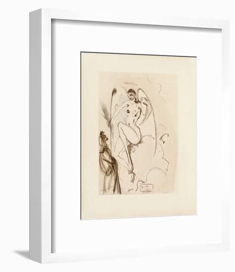 Divine Comedie, Paradis 31: L'Archange Gabriel-Salvador Dalí-Framed Collectable Print