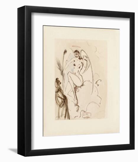 Divine Comedie, Paradis 31: L'Archange Gabriel-Salvador Dalí-Framed Collectable Print