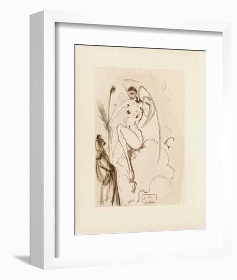 Divine Comedie, Paradis 31: L'Archange Gabriel-Salvador Dalí-Framed Collectable Print