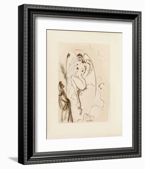 Divine Comedie, Paradis 31: L'Archange Gabriel-Salvador Dalí-Framed Collectable Print