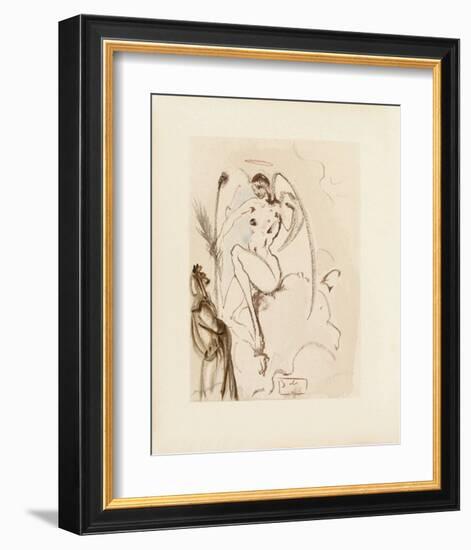 Divine Comedie, Paradis 31: L'Archange Gabriel-Salvador Dalí-Framed Collectable Print