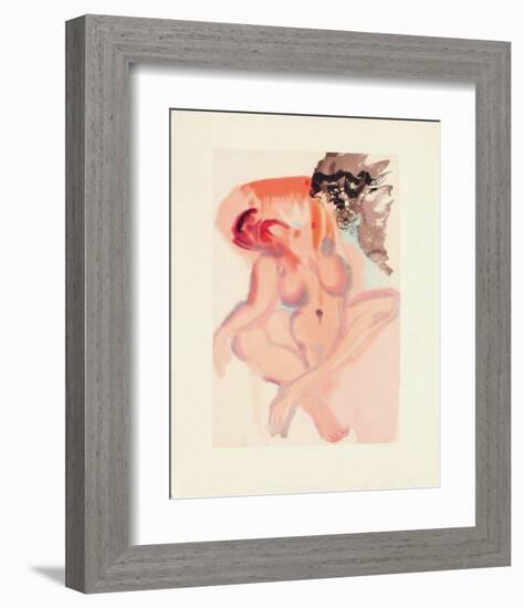 Divine Comedie, Purgatoire 03: Les Indolents-Salvador Dalí-Framed Collectable Print