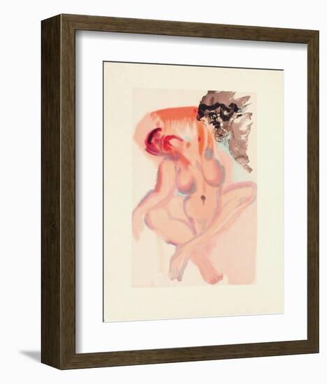 Divine Comedie, Purgatoire 03: Les Indolents-Salvador Dalí-Framed Collectable Print