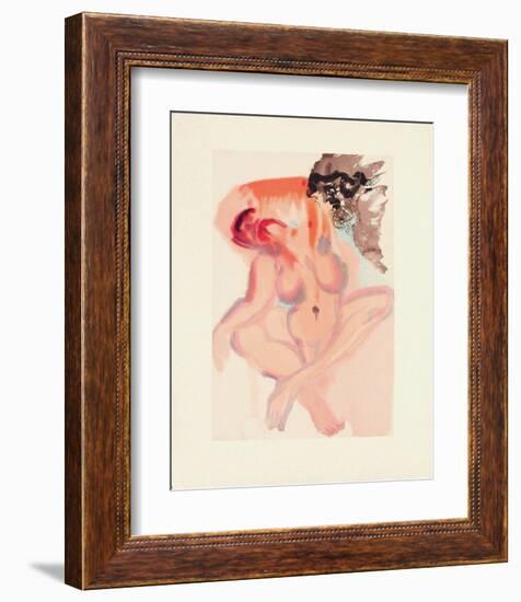 Divine Comedie, Purgatoire 03: Les Indolents-Salvador Dalí-Framed Collectable Print