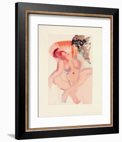 Divine Comedie, Purgatoire 03: Les Indolents-Salvador Dalí-Framed Collectable Print