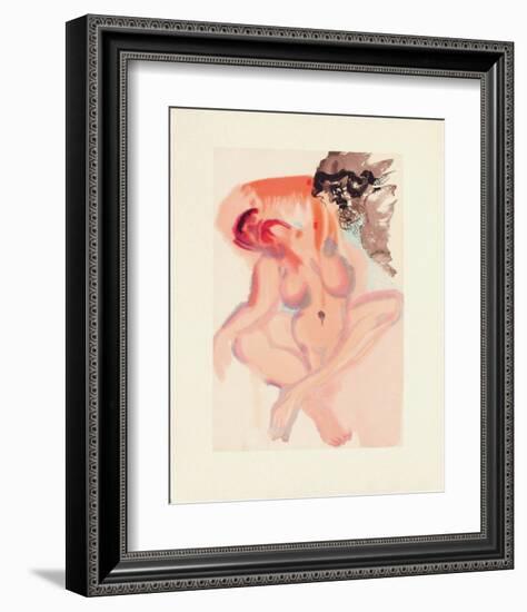 Divine Comedie, Purgatoire 03: Les Indolents-Salvador Dalí-Framed Collectable Print