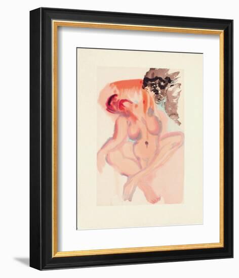 Divine Comedie, Purgatoire 03: Les Indolents-Salvador Dalí-Framed Collectable Print