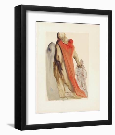 Divine Comedie, Purgatoire 05: Reproches de virgile-Salvador Dalí-Framed Collectable Print