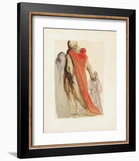 Divine Comedie, Purgatoire 05: Reproches de virgile-Salvador Dalí-Framed Collectable Print