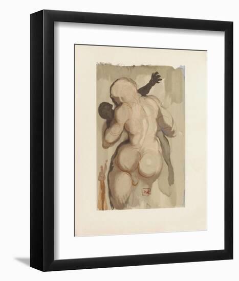 Divine Comedie, Purgatoire 06: Les morts par violence-Salvador Dalí-Framed Collectable Print