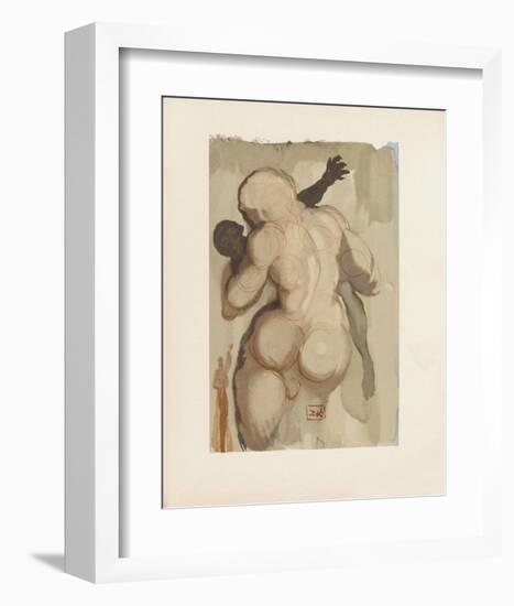 Divine Comedie, Purgatoire 06: Les morts par violence-Salvador Dalí-Framed Collectable Print