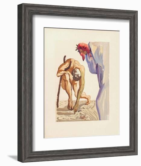 Divine Comedie, Purgatoire 07: Les Princes De La Vallée-Salvador Dalí-Framed Collectable Print