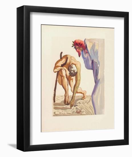 Divine Comedie, Purgatoire 07: Les Princes De La Vallée-Salvador Dalí-Framed Collectable Print