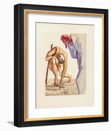 Divine Comedie, Purgatoire 07: Les Princes De La Vallée-Salvador Dalí-Framed Collectable Print