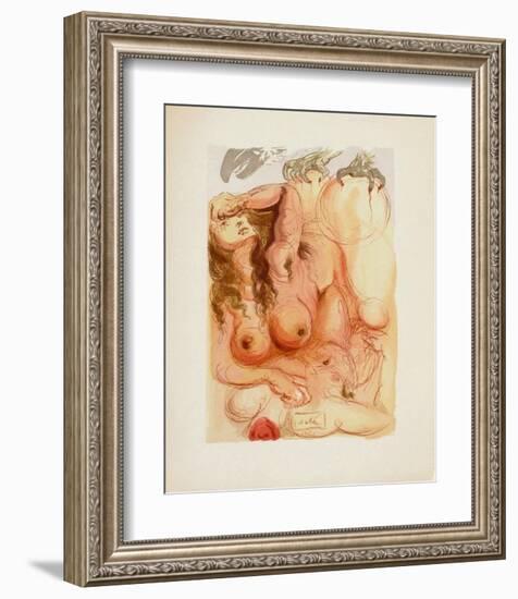 Divine Comedie, Purgatoire 09: Le Songe-Salvador Dalí-Framed Collectable Print