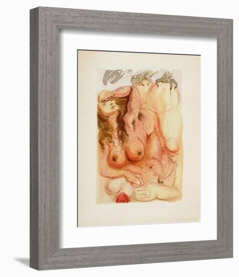 Divine Comedie, Purgatoire 09: Le Songe-Salvador Dalí-Framed Collectable Print