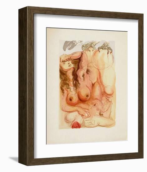 Divine Comedie, Purgatoire 09: Le Songe-Salvador Dalí-Framed Collectable Print