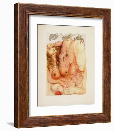 Divine Comedie, Purgatoire 09: Le Songe-Salvador Dalí-Framed Collectable Print