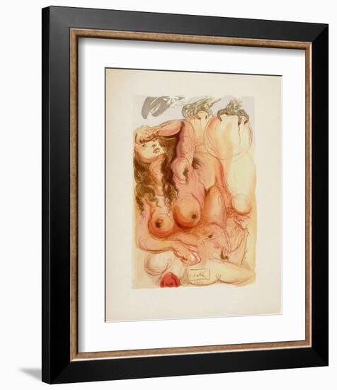 Divine Comedie, Purgatoire 09: Le Songe-Salvador Dalí-Framed Collectable Print