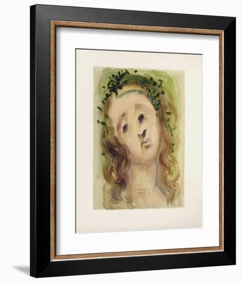 Divine Comedie, Purgatoire 10: Le visage de Virgile-Salvador Dalí-Framed Collectable Print