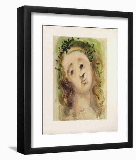 Divine Comedie, Purgatoire 10: Le visage de Virgile-Salvador Dalí-Framed Collectable Print