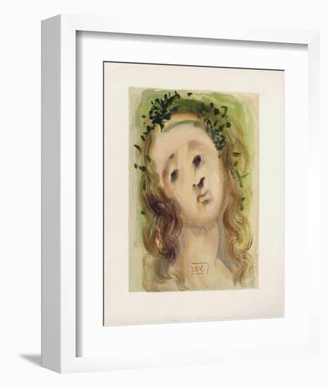 Divine Comedie, Purgatoire 10: Le visage de Virgile-Salvador Dalí-Framed Collectable Print