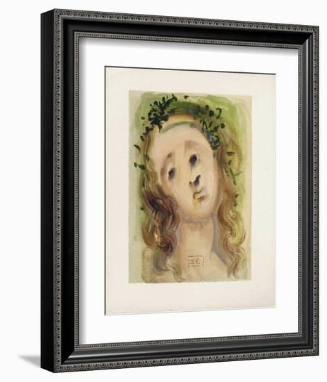 Divine Comedie, Purgatoire 10: Le visage de Virgile-Salvador Dalí-Framed Collectable Print