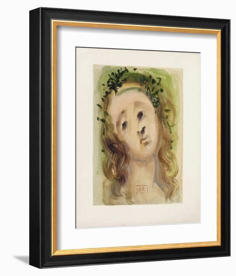 Divine Comedie, Purgatoire 10: Le visage de Virgile-Salvador Dalí-Framed Collectable Print