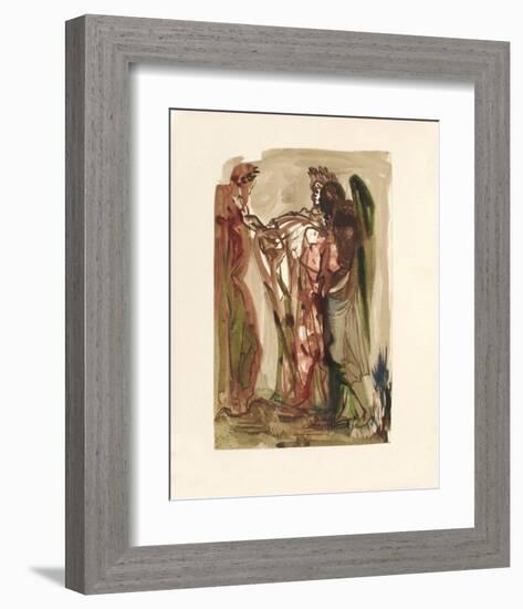 Divine Comedie, Purgatoire 11: Les orgueilleux-Salvador Dalí-Framed Collectable Print