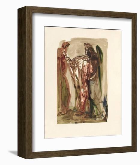 Divine Comedie, Purgatoire 11: Les orgueilleux-Salvador Dalí-Framed Collectable Print