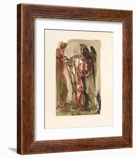 Divine Comedie, Purgatoire 11: Les orgueilleux-Salvador Dalí-Framed Collectable Print