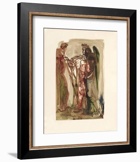 Divine Comedie, Purgatoire 11: Les orgueilleux-Salvador Dalí-Framed Collectable Print