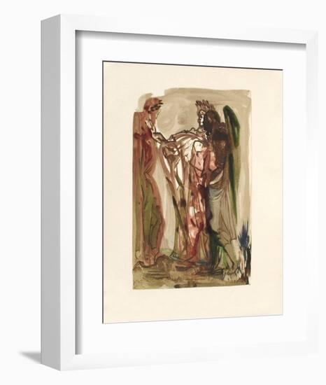 Divine Comedie, Purgatoire 11: Les orgueilleux-Salvador Dalí-Framed Collectable Print