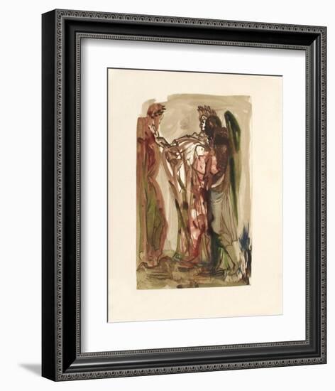 Divine Comedie, Purgatoire 11: Les orgueilleux-Salvador Dalí-Framed Collectable Print