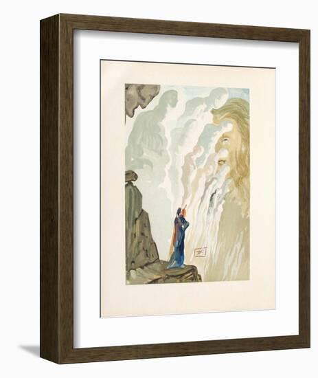 Divine Comedie, Purgatoire 12: La Beauté Des Sculptures-Salvador Dalí-Framed Collectable Print