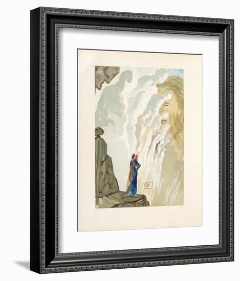 Divine Comedie, Purgatoire 12: La Beauté Des Sculptures-Salvador Dalí-Framed Collectable Print