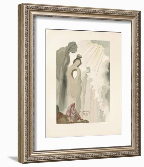 Divine Comedie, Purgatoire 13: La beaute des sculptures-Salvador Dalí-Framed Collectable Print