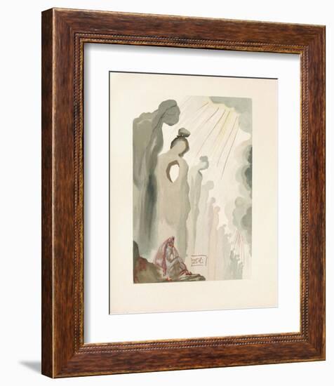 Divine Comedie, Purgatoire 13: La beaute des sculptures-Salvador Dalí-Framed Collectable Print