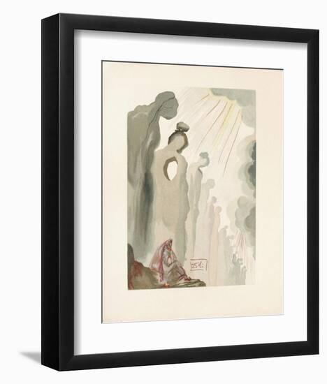 Divine Comedie, Purgatoire 13: La beaute des sculptures-Salvador Dalí-Framed Collectable Print