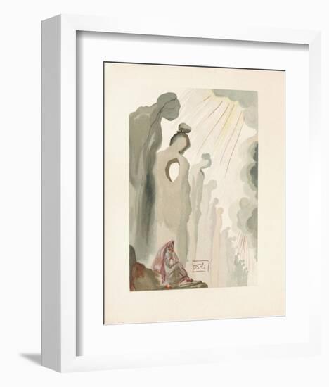 Divine Comedie, Purgatoire 13: La beaute des sculptures-Salvador Dalí-Framed Collectable Print