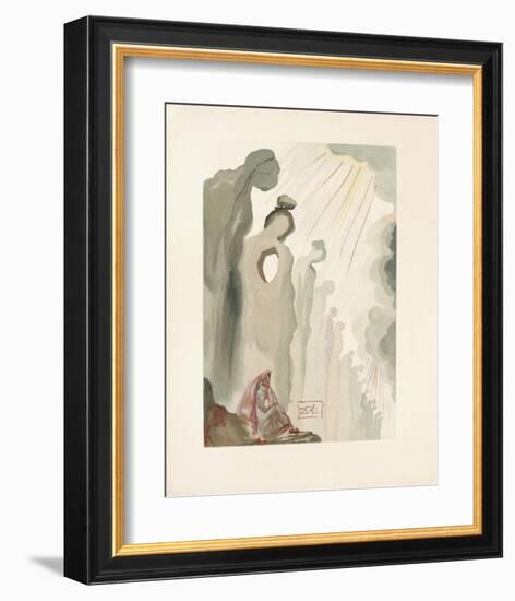 Divine Comedie, Purgatoire 13: La beaute des sculptures-Salvador Dalí-Framed Collectable Print