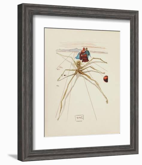 Divine Comedie, Purgatoire 17: Quittant la corniche-Salvador Dalí-Framed Collectable Print